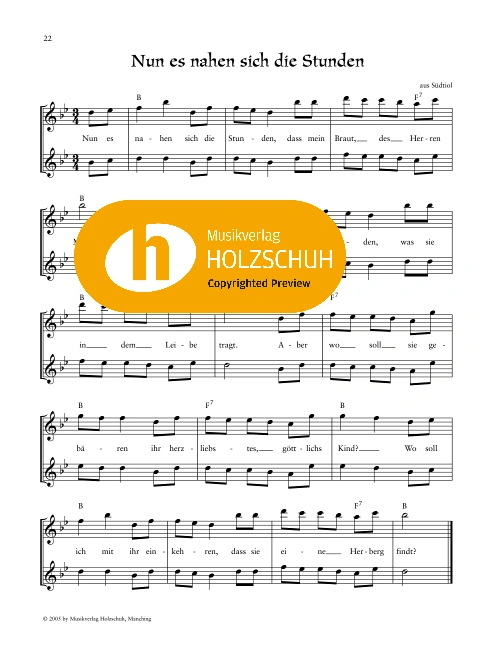 Nun es nahen sich die Stunden